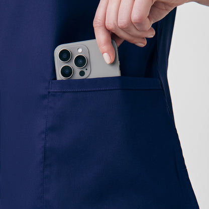 ProFlex 3-Pocket V-Neck Top  | True Navy