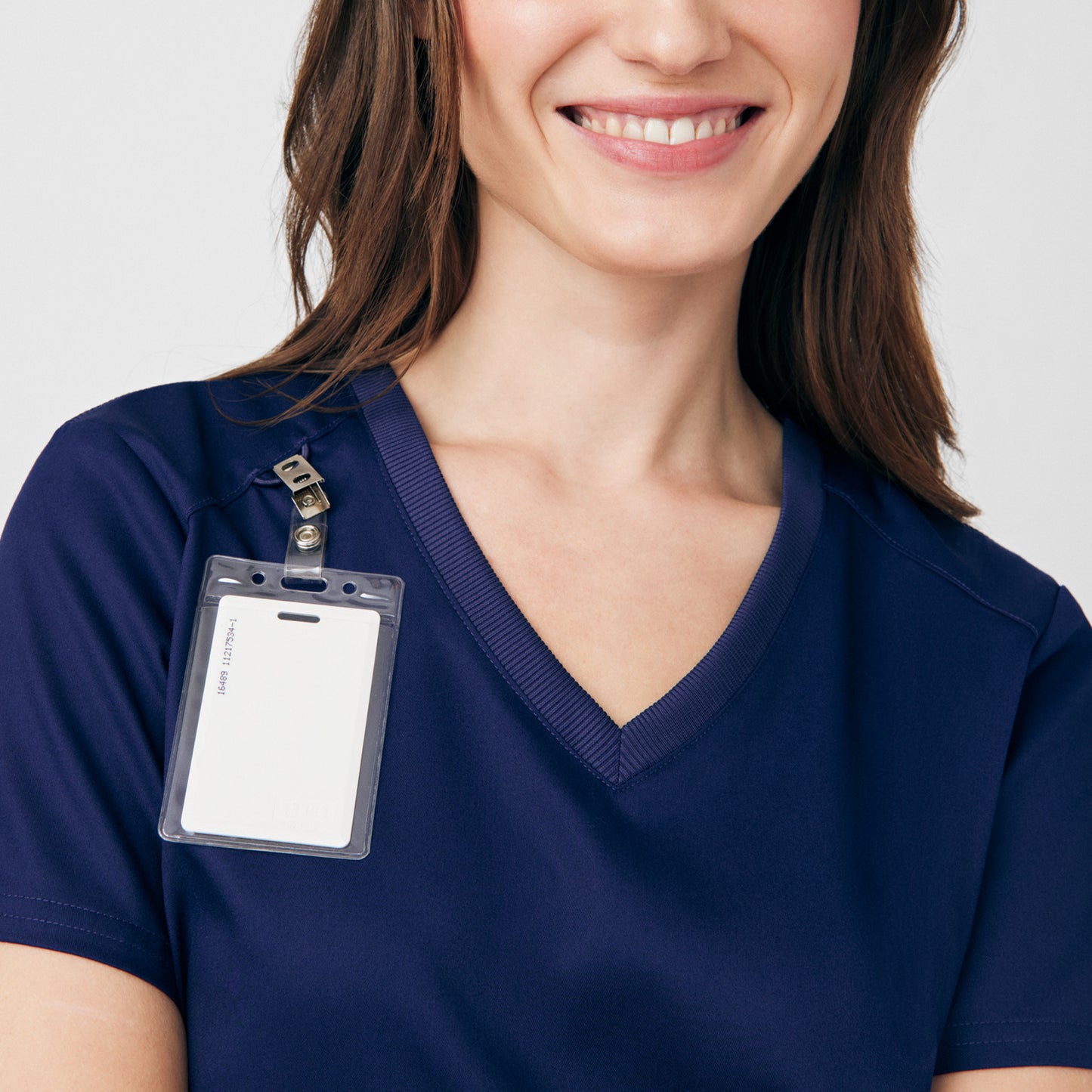 ProFlex 3-Pocket V-Neck Top  | True Navy