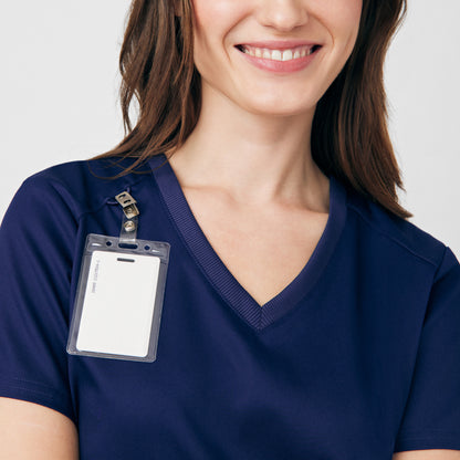 ProFlex 3-Pocket V-Neck Top  | True Navy