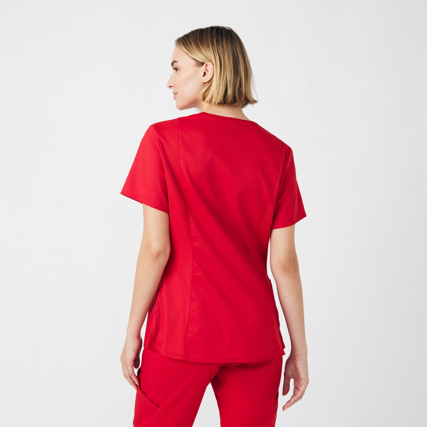 ProFlex 3-Pocket V-Neck Top  | True Red