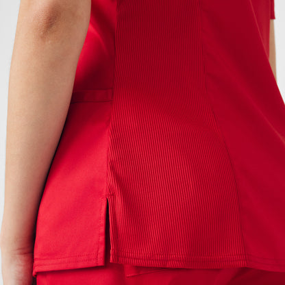 ProFlex 3-Pocket V-Neck Top  | True Red