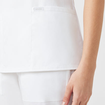 ProFlex 3-Pocket V-Neck Top  | White