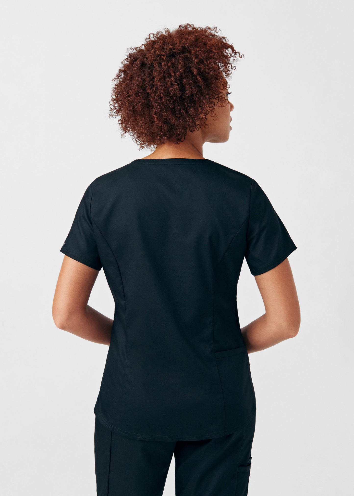 ProFlex 2-Pocket V-Neck Top  | Black