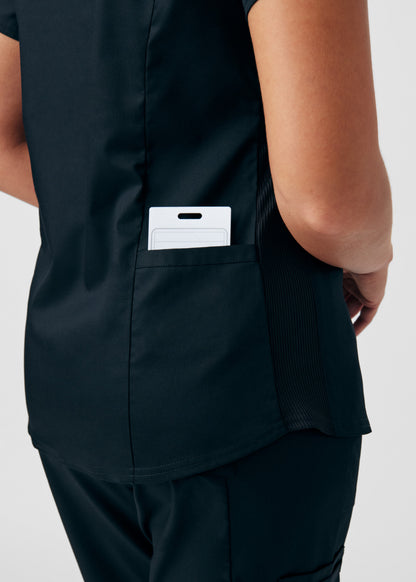 ProFlex 2-Pocket V-Neck Top  | Black