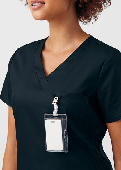 ProFlex 2-Pocket V-Neck Top  | Black