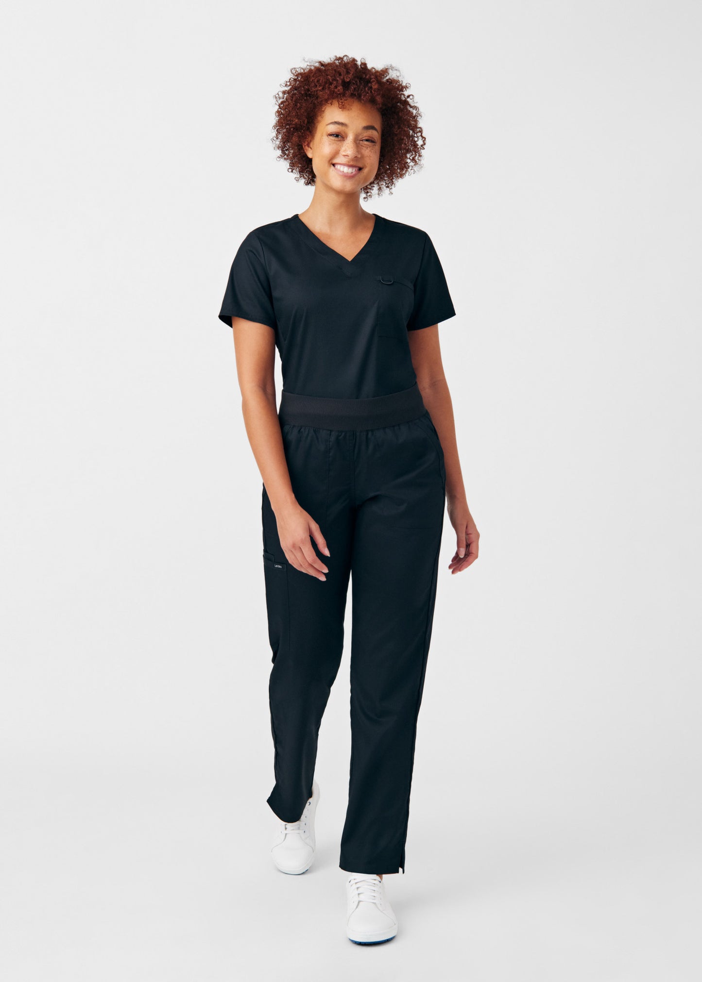 ProFlex 2-Pocket V-Neck Top  | Black