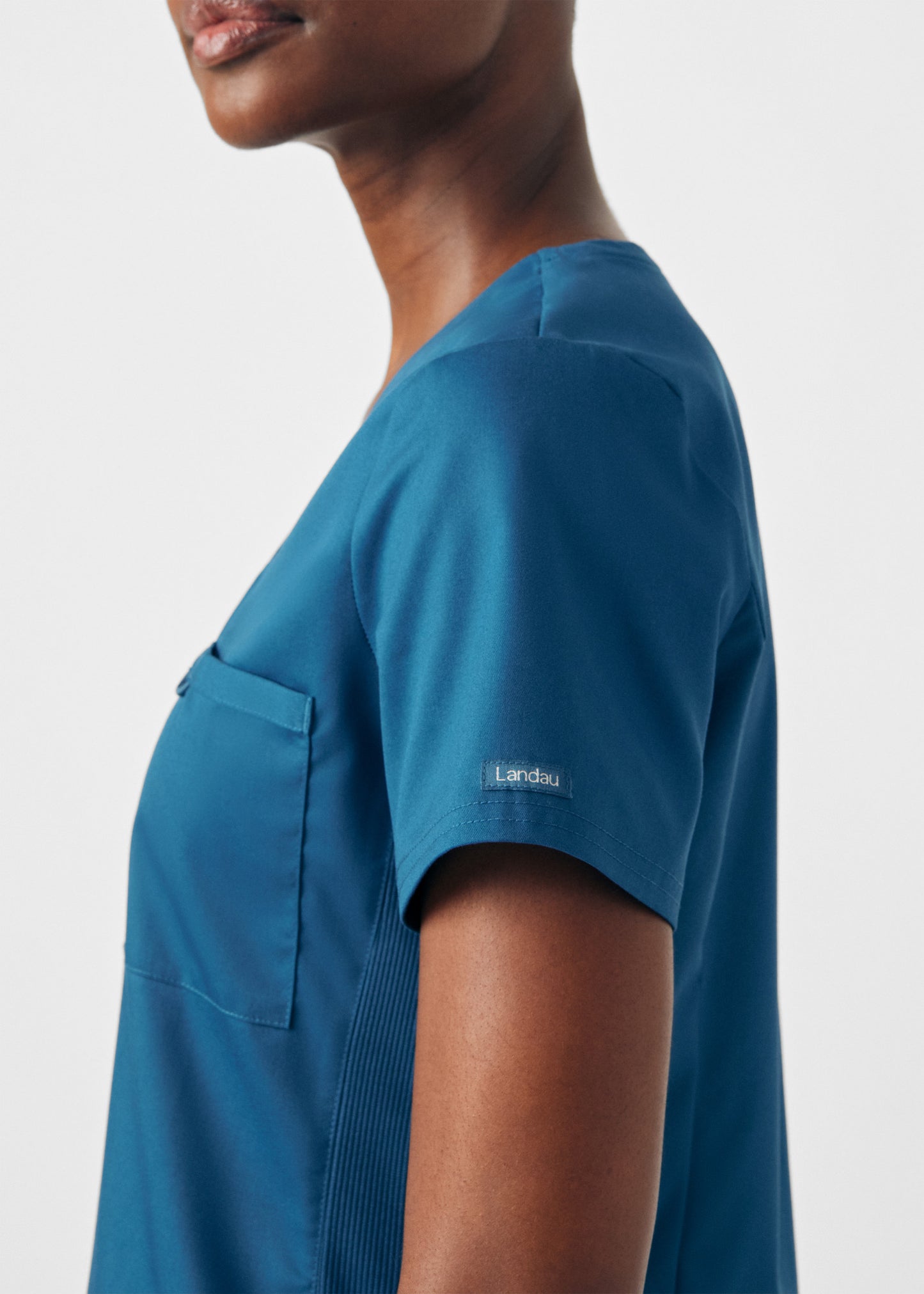 ProFlex 2-Pocket V-Neck Top  | Caribbean