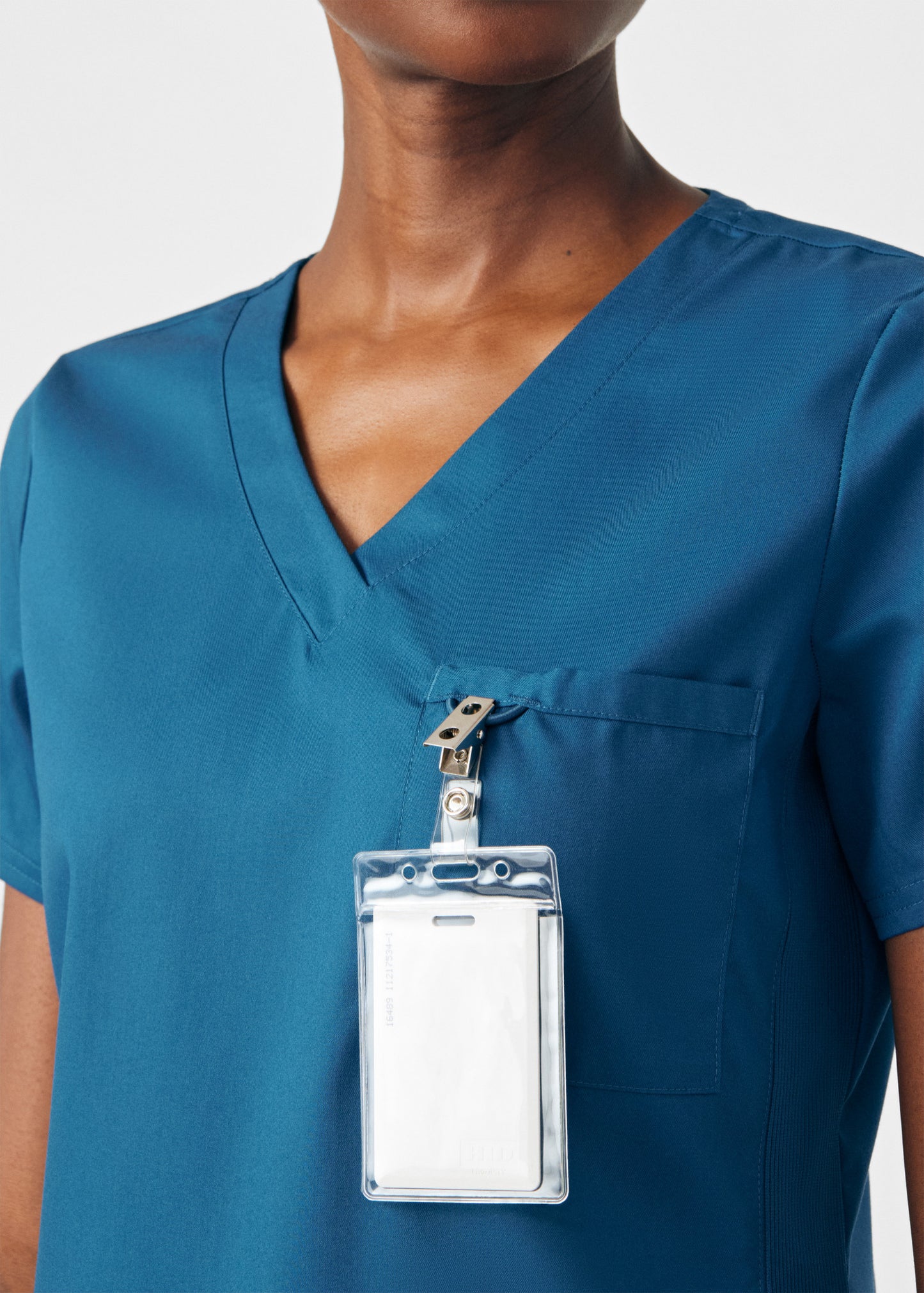 ProFlex 2-Pocket V-Neck Top  | Caribbean