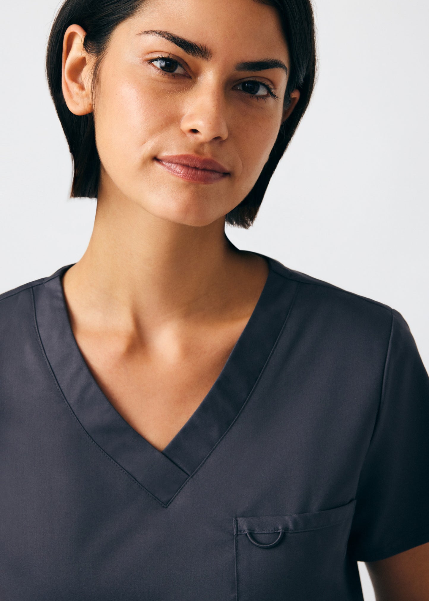 ProFlex 2-Pocket V-Neck Top  | Graphite