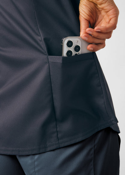 ProFlex 2-Pocket V-Neck Top  | Graphite