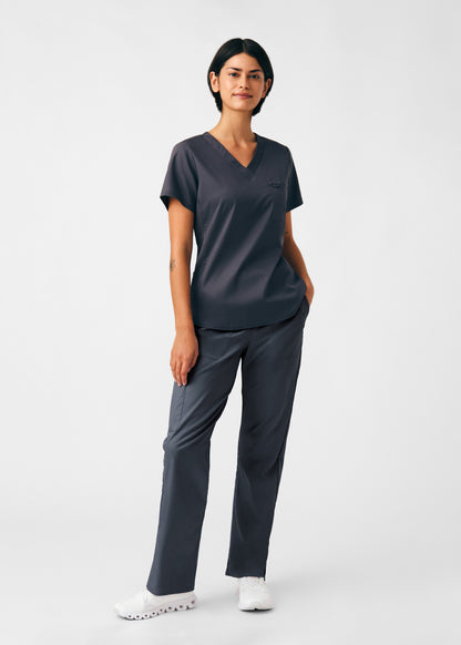 ProFlex 2-Pocket V-Neck Top  | Graphite