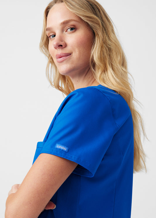 ProFlex 2-Pocket V-Neck Top  | Royal
