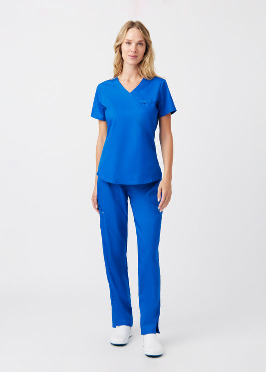 ProFlex 2-Pocket V-Neck Top  | Royal
