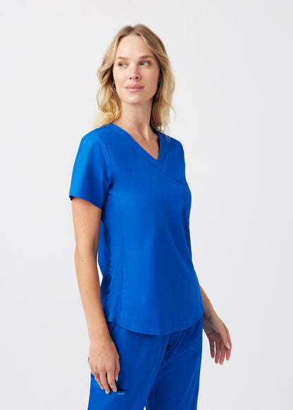 ProFlex 2-Pocket V-Neck Top  | Royal