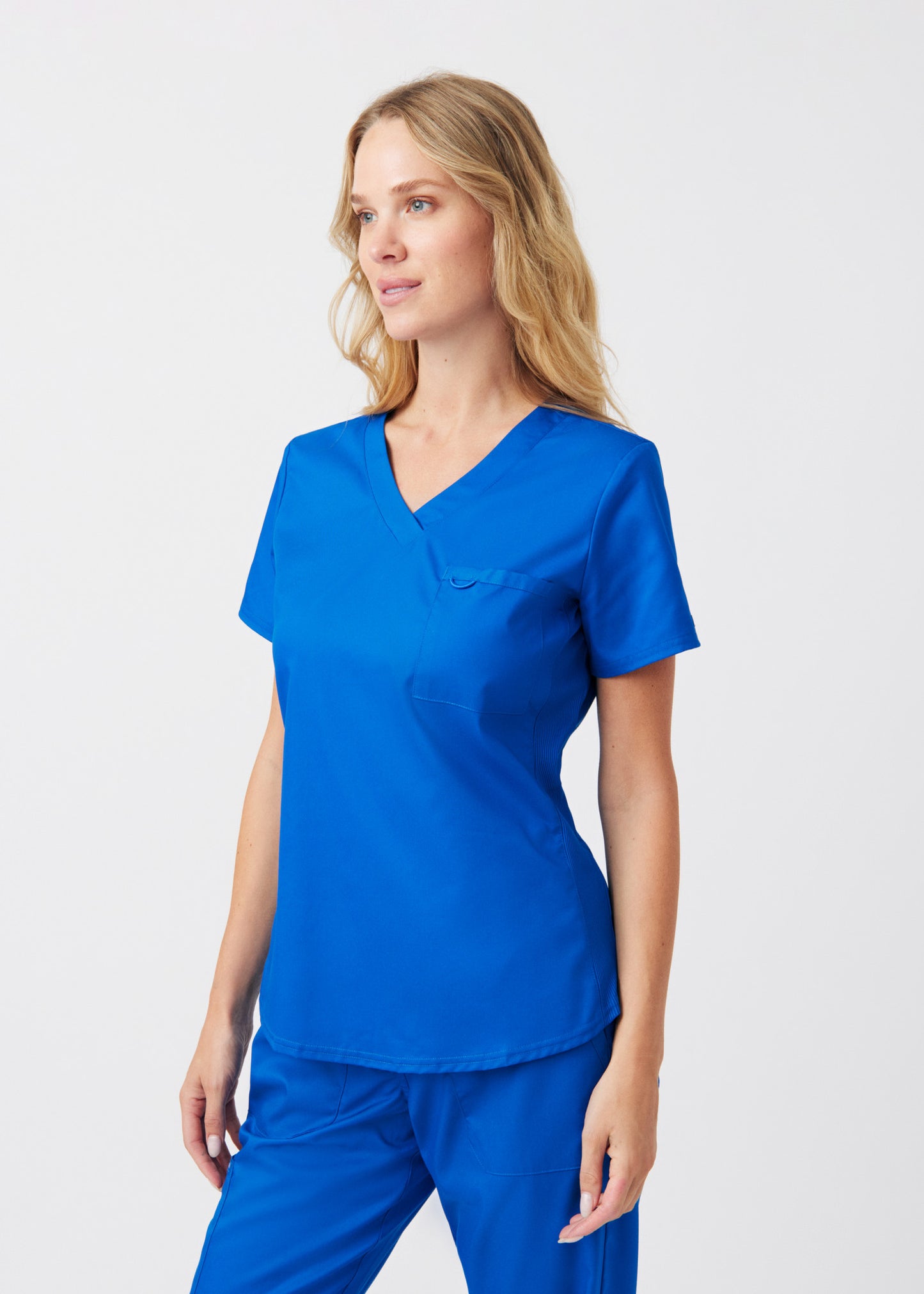 ProFlex 2-Pocket V-Neck Top  | Royal