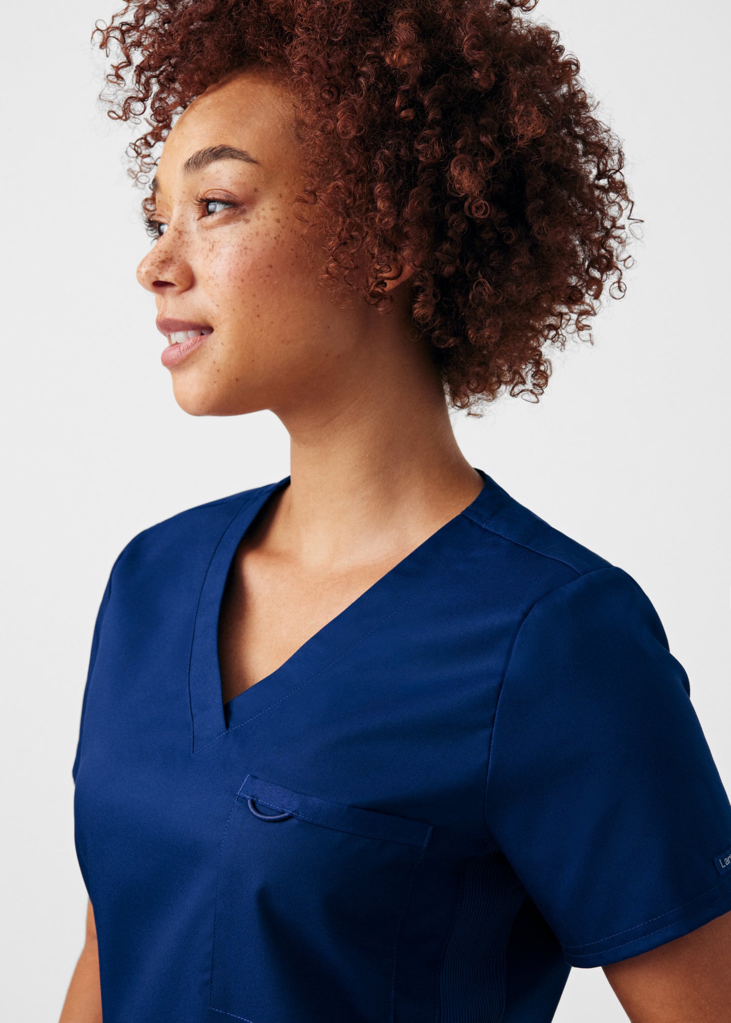 ProFlex 2-Pocket V-Neck Top  | True Navy