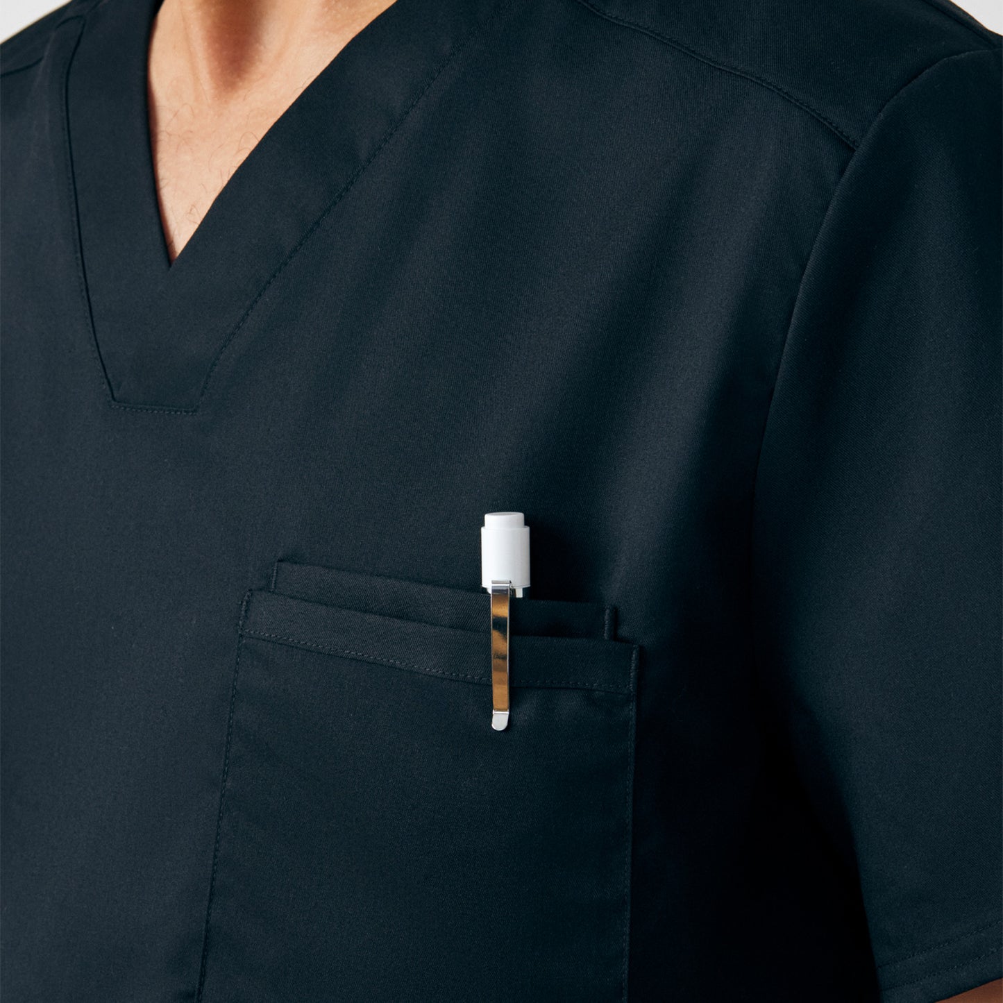 ProFlex 2-Pocket V-Neck Top  | Black