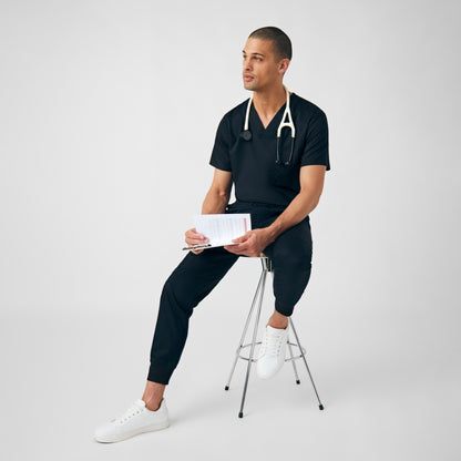 ProFlex 2-Pocket V-Neck Top  | Black