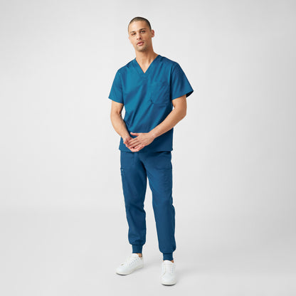 ProFlex 2-Pocket V-Neck Top  | Caribbean