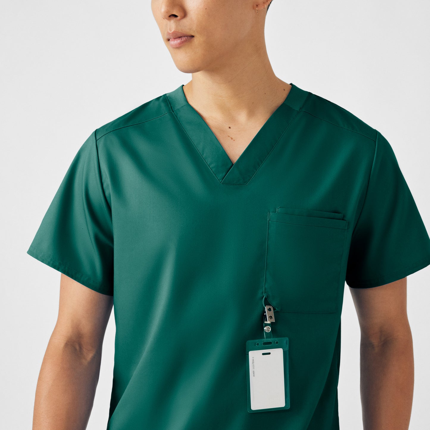 ProFlex 2-Pocket V-Neck Top  | Hunter