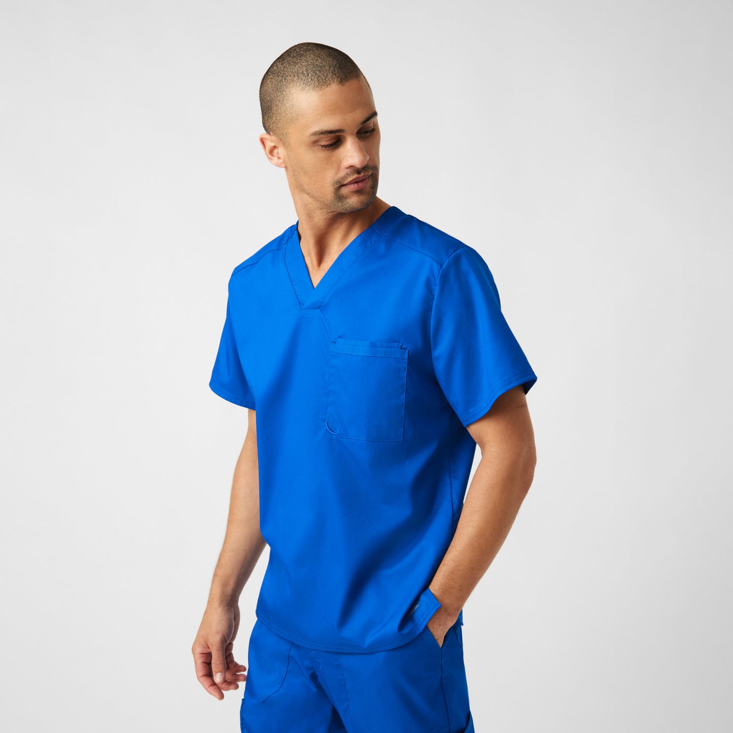 ProFlex 2-Pocket V-Neck Top  | Royal