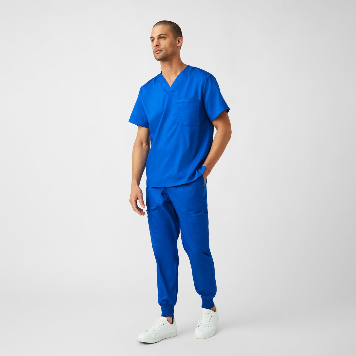 ProFlex 2-Pocket V-Neck Top  | Royal