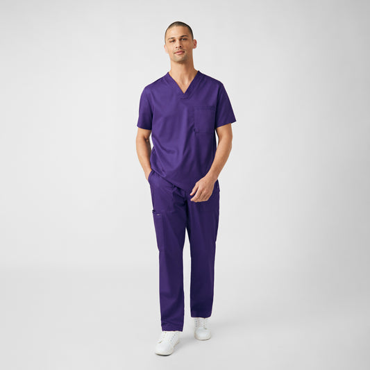 ProFlex 2-Pocket V-Neck Top  | Grape