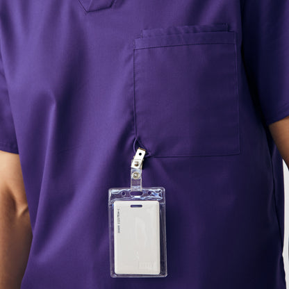 ProFlex 2-Pocket V-Neck Top  | Grape