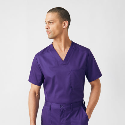 ProFlex 2-Pocket V-Neck Top  | Grape