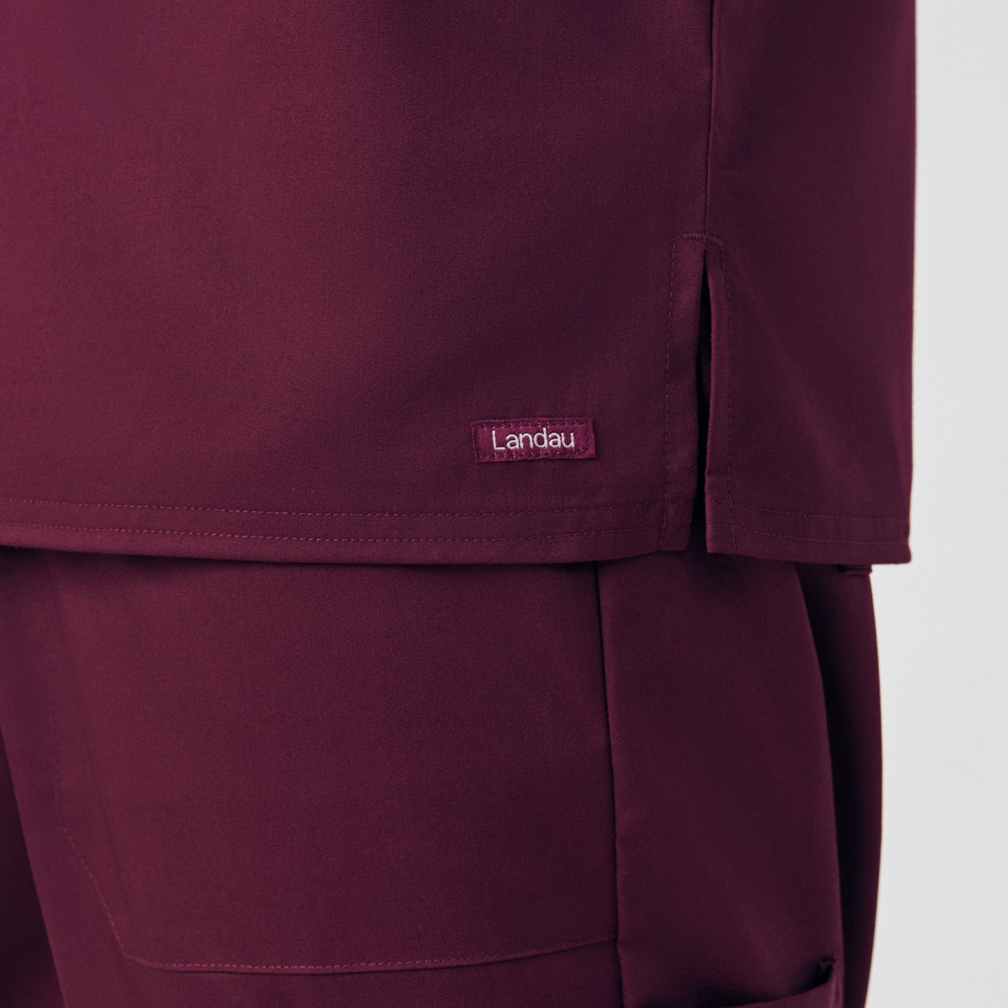 ProFlex 2-Pocket V-Neck Top  | Wine