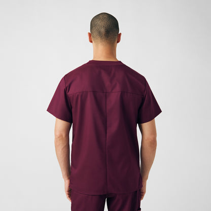 ProFlex 2-Pocket V-Neck Top  | Wine