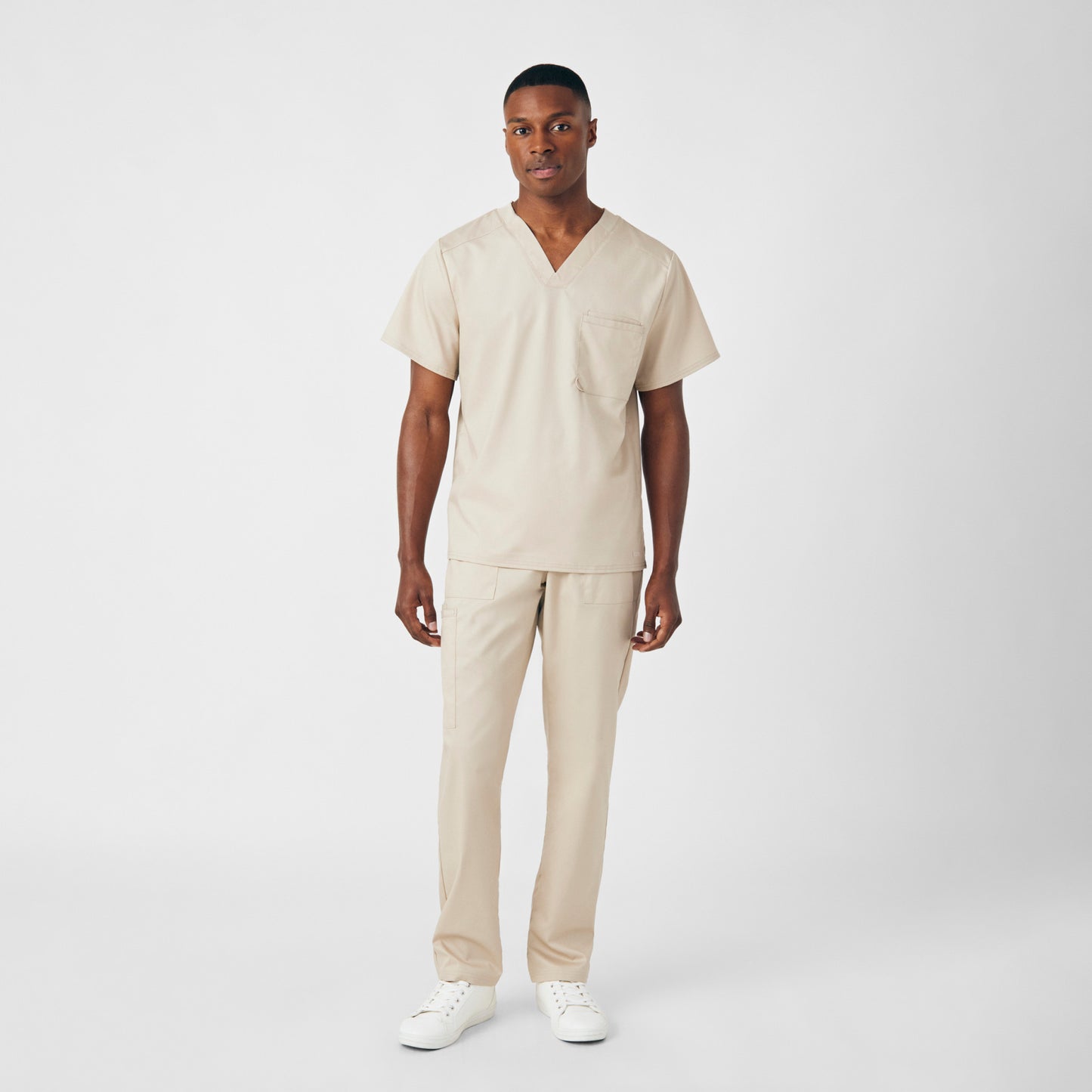 ProFlex 2-Pocket V-Neck Top  | Sandstone