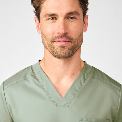 ProFlex 2-Pocket V-Neck Top  | Seagrass