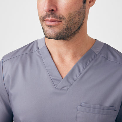 ProFlex 2-Pocket V-Neck Top  | Steel