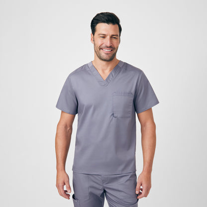 ProFlex 2-Pocket V-Neck Top  | Steel