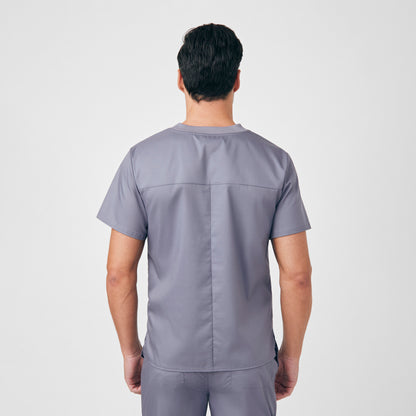 ProFlex 2-Pocket V-Neck Top  | Steel