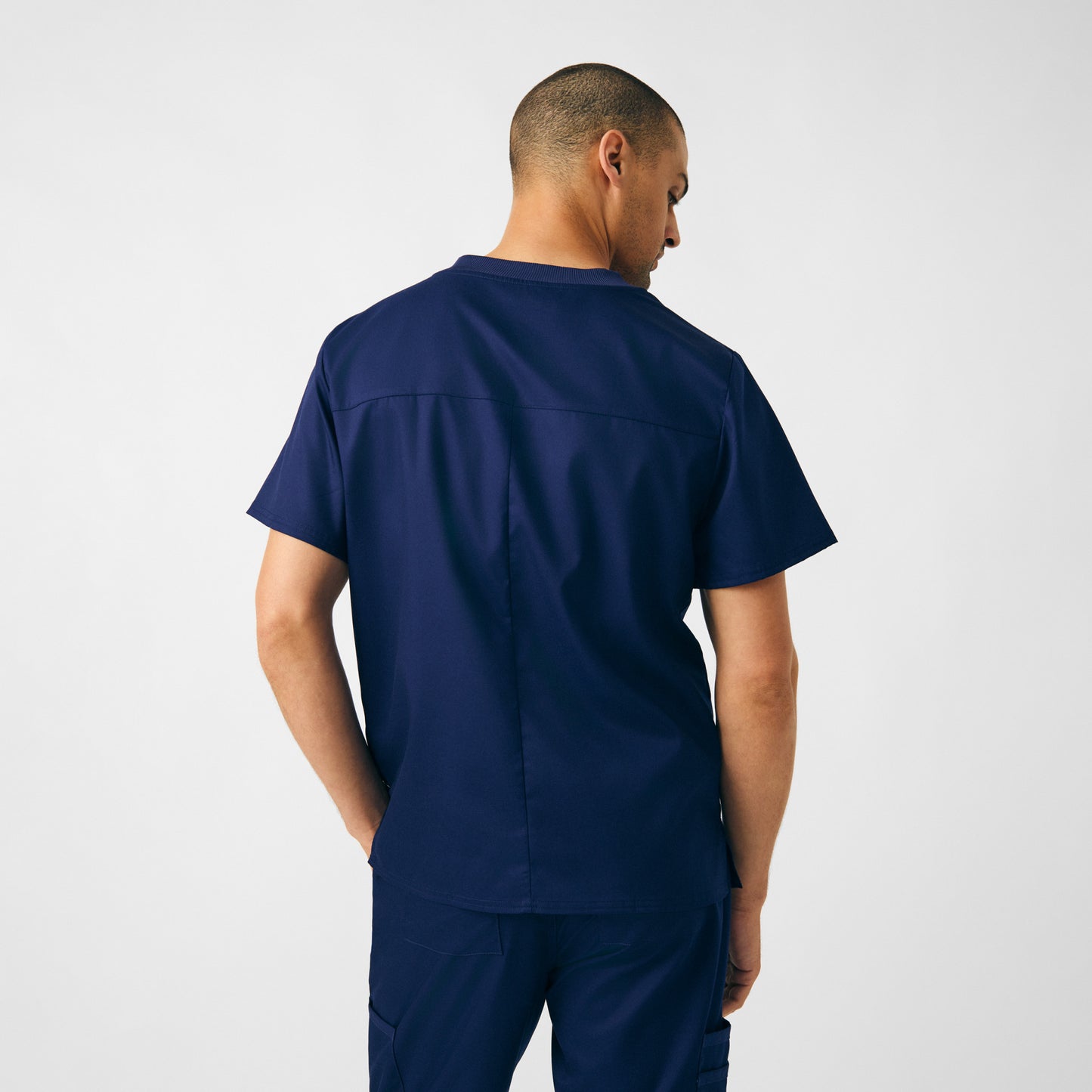 ProFlex 2-Pocket V-Neck Top  | True Navy