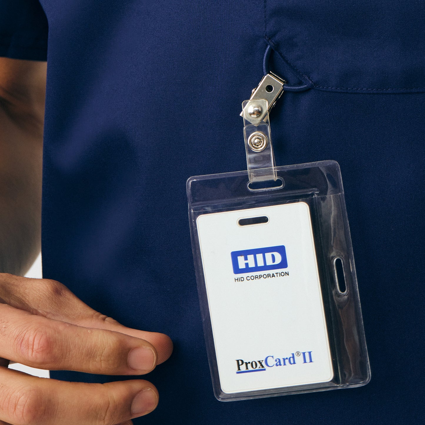 ProFlex 2-Pocket V-Neck Top  | True Navy