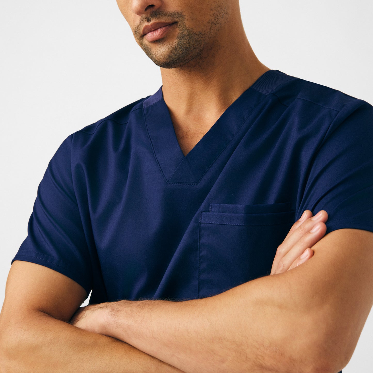 ProFlex 2-Pocket V-Neck Top  | True Navy