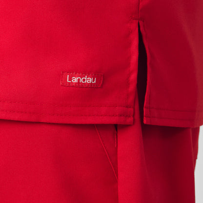 ProFlex 2-Pocket V-Neck Top  | True Red