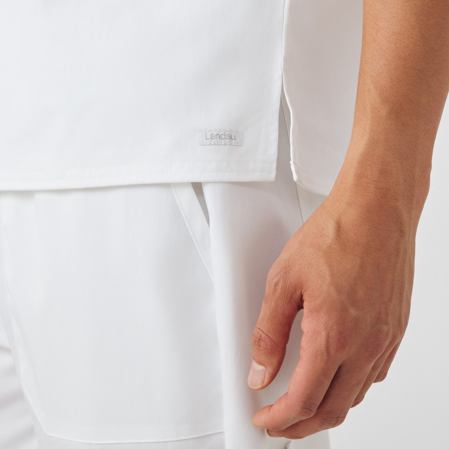 ProFlex 2-Pocket V-Neck Top  | White