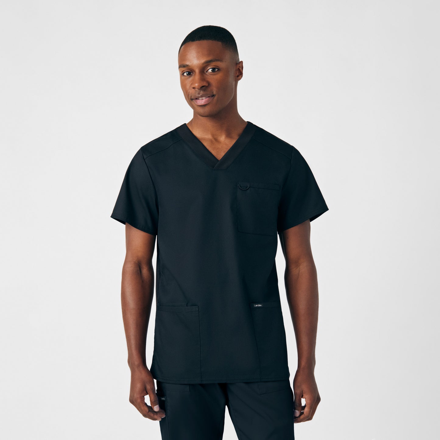 ProFlex 4-Pocket V-Neck Top  | Black