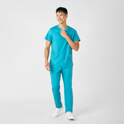 ProFlex 4-Pocket V-Neck Top  | Teal