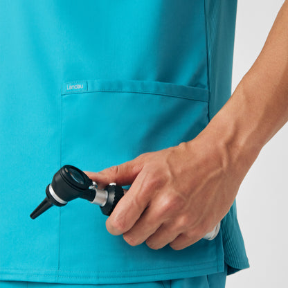 ProFlex 4-Pocket V-Neck Top  | Teal