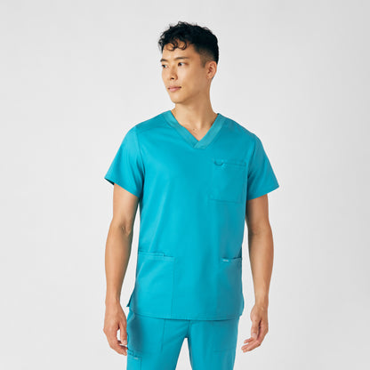 ProFlex 4-Pocket V-Neck Top  | Teal