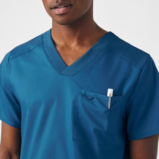 ProFlex 4-Pocket V-Neck Top  | Caribbean