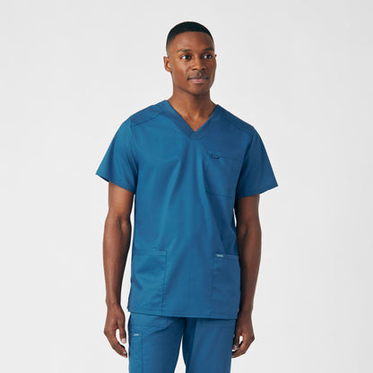 ProFlex 4-Pocket V-Neck Top  | Caribbean