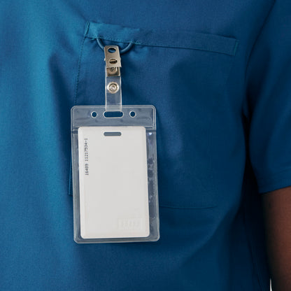 ProFlex 4-Pocket V-Neck Top  | Caribbean