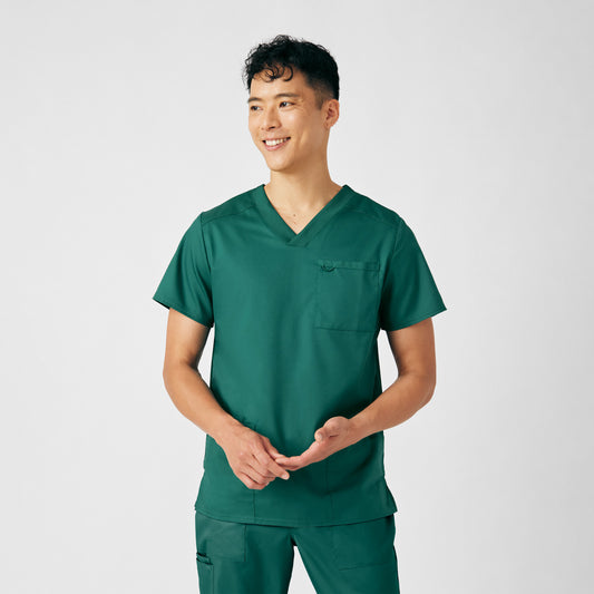 ProFlex 4-Pocket V-Neck Top  | Hunter