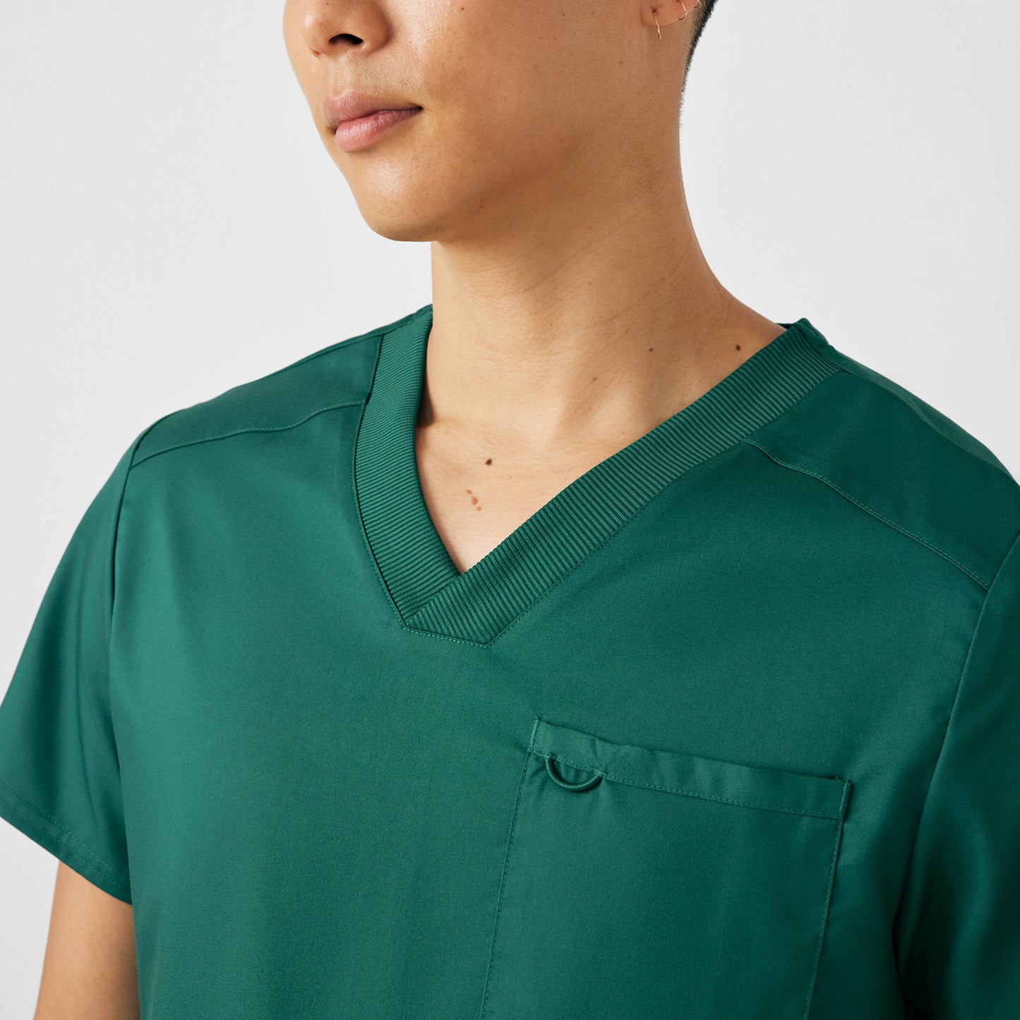 ProFlex 4-Pocket V-Neck Top  | Hunter